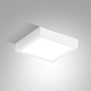 Fabas Luce Gian 6577-65-254 LED Bad-Deckenleuchte Weiß 18 x 18 cm 18 W 3000 K IP54