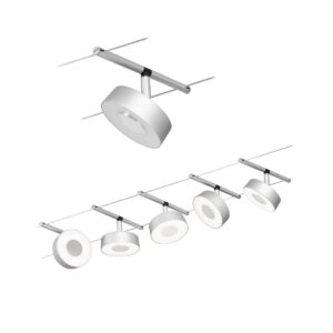 Paulmann Circle 94475 LED Seilsystem Basisset 5 Spots Chrom matt 3000 K
