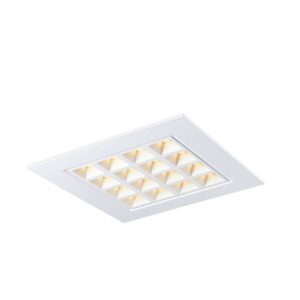 SLV PAVONO 1003076 LED Einbaupanel 600 x 600 mm Weiß 3000 K UGR 19